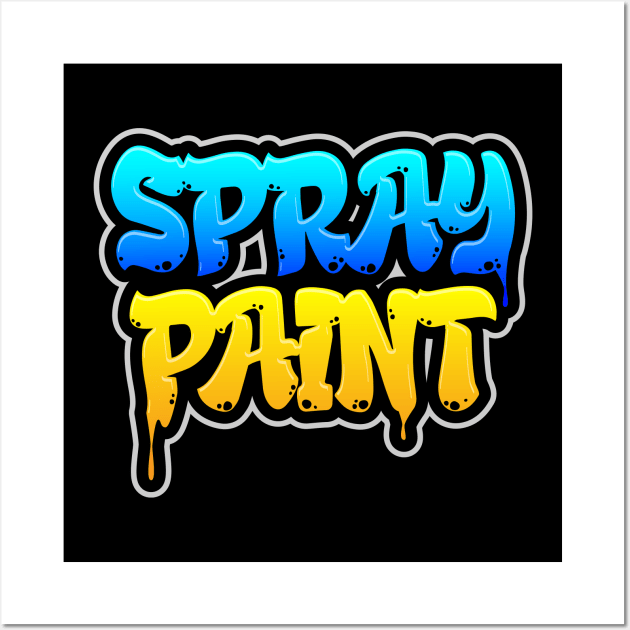 Spray Paint Wall Art by LudlumDesign